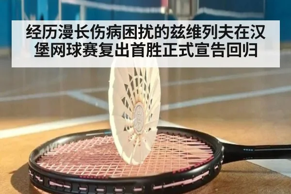经历漫长伤病困扰的兹维列夫在汉堡网球赛复出首胜正式宣告回归